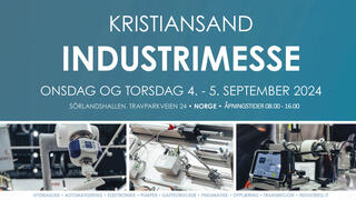 Den 4. - 5. september møtes vi i Sørlandshallen. Møt bransjens ledende leverandører og se nye produkter, innovative materialer og effektive løsninger for produksjons- og prosessindustrien. Velkommen!

